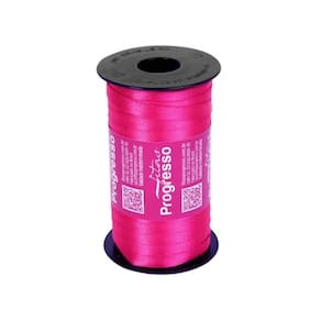 Fita De Cetim Progresso 7Mm Com 100 Metros Pink