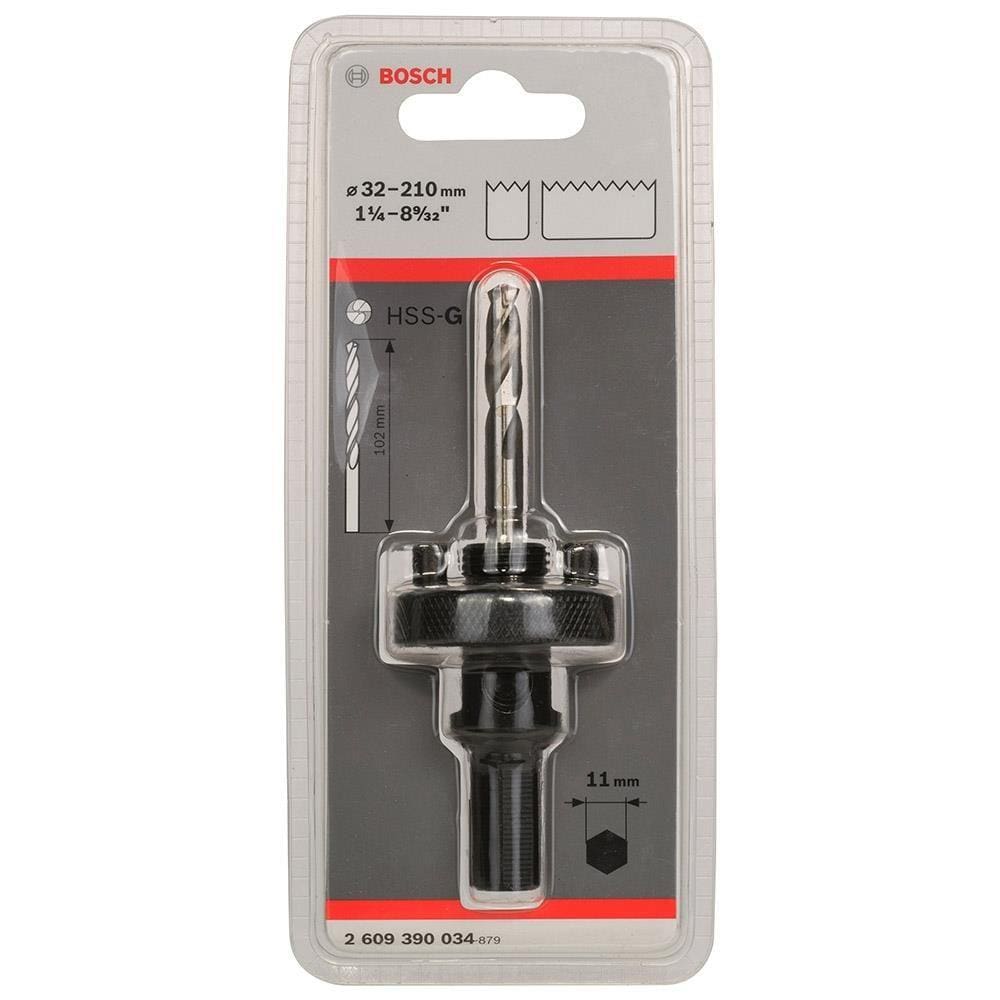Mandril para Serra Copo A10 32-210mm Encaixe Hexagonal 1 1/4-6 - Bosch