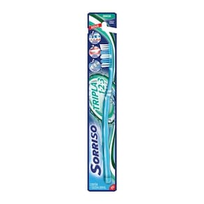 Escova Dental Sorriso Tripla 1 2 3 1 Unidade