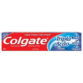 Creme Dental Colgate Tripla Ação Hortelã 90g