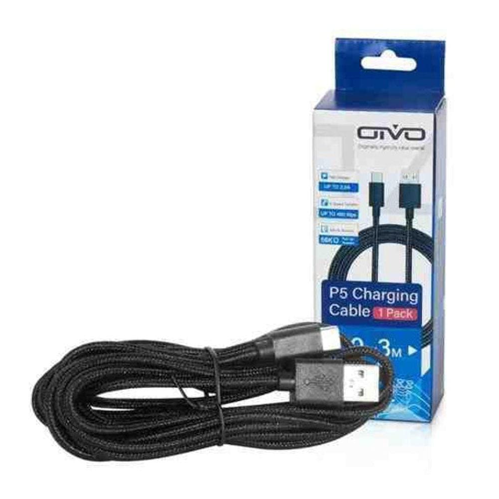 Cabo Carregador Controle Playstation 5 Ps5 3 Metros Tipo C
