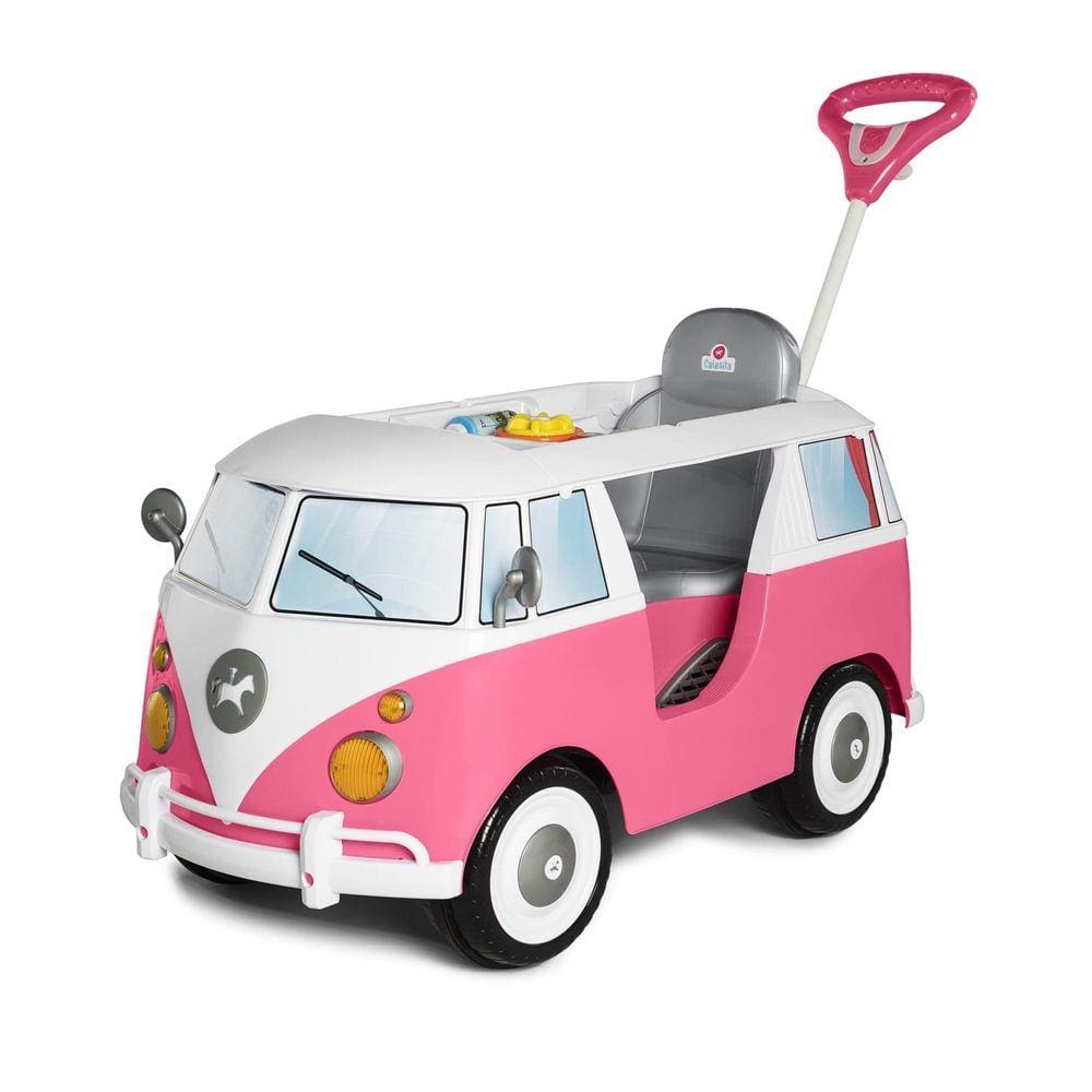 Carro elétrico infantil rosa 2 lugares