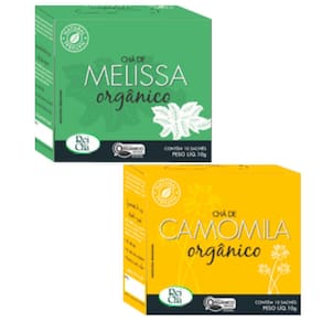 Kit Ansiedade – 2cx Chá de Camomila e Melissa (20 sachês)
