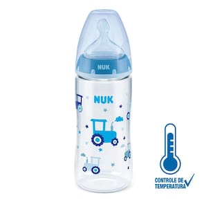 Mamadeira Nuk First Choice Controle de Temperatura S2 Boys 300ml
