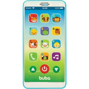 Baby Phone Buba Celular Para Bebês Telefone Com Sons e Músicas Infantil