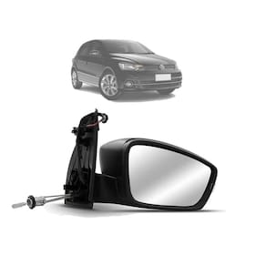 Retrovisor Controle Interno Direito p/ pintar c/ Seta VW Gol G6 12/... EB914