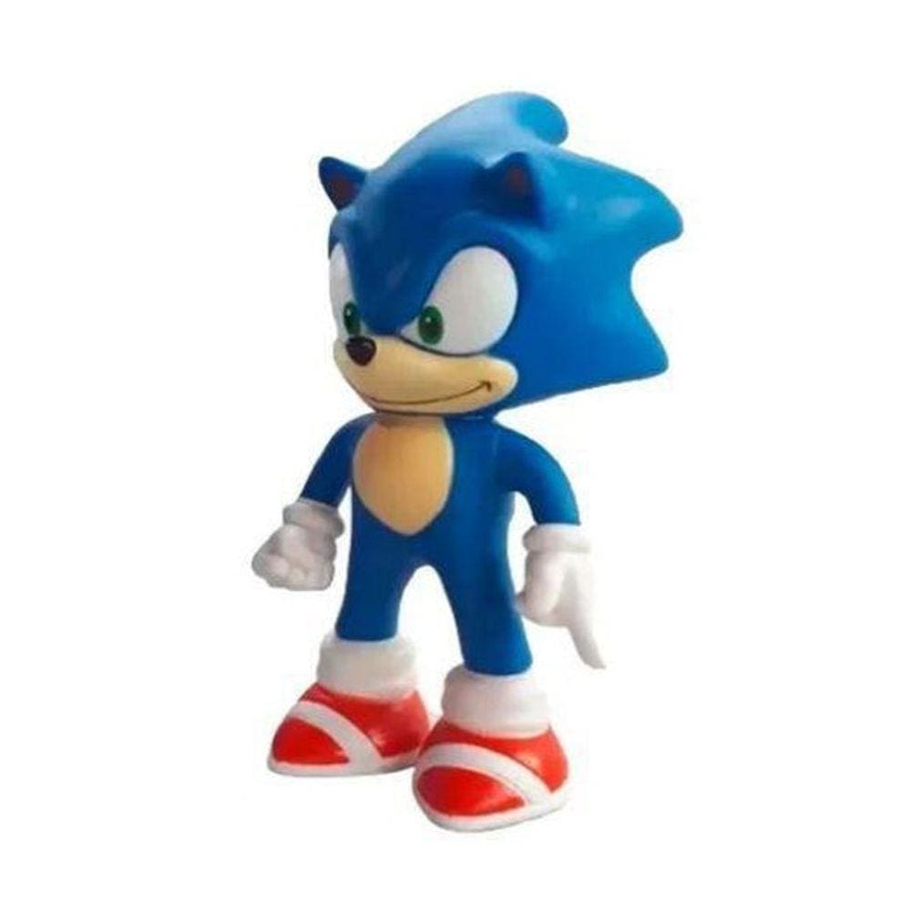 Sonic Azul Sonic Vermelho Sonic Preto - 3 Bonecos Grandes em