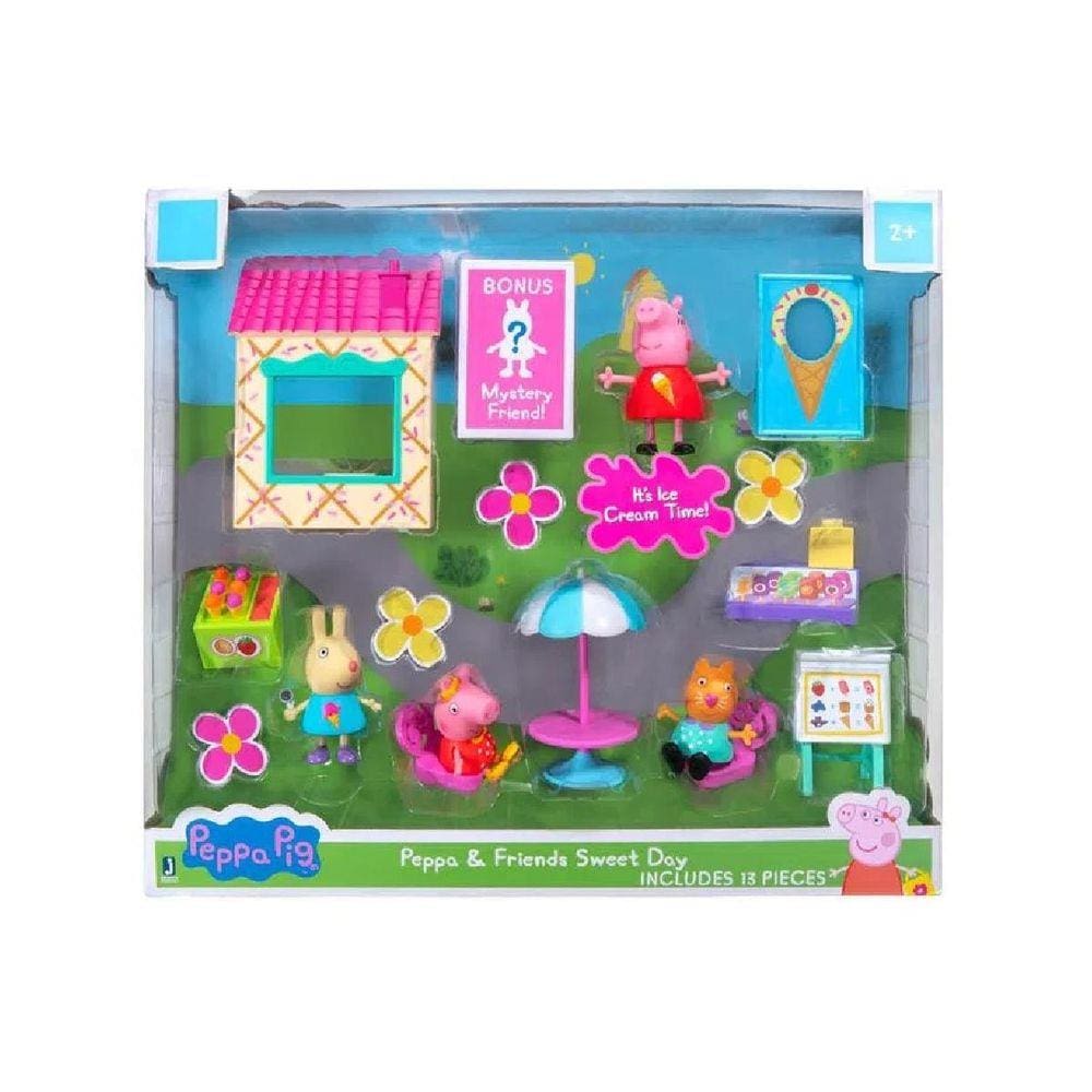 Mini Figuras e Veículo - Peppa Pig - Motorhome da Família - Hasbro