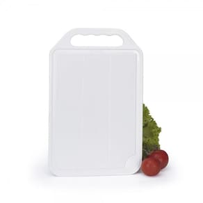 Tábua De Carne Multiuso Cozinha Grande Plastico Branco