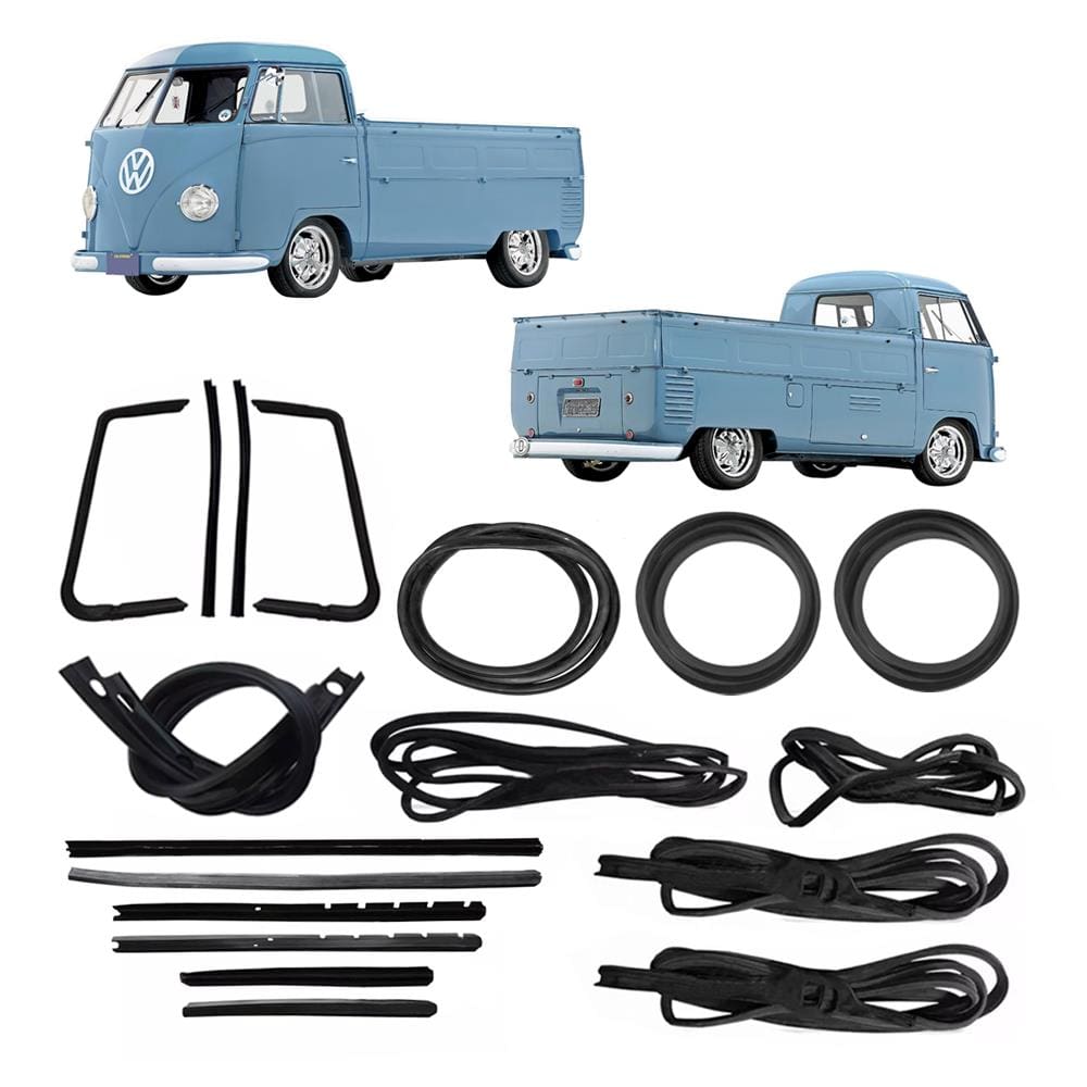 Kit Restauração Borracha Porta Vidro Kombi Pick Up Cabrita