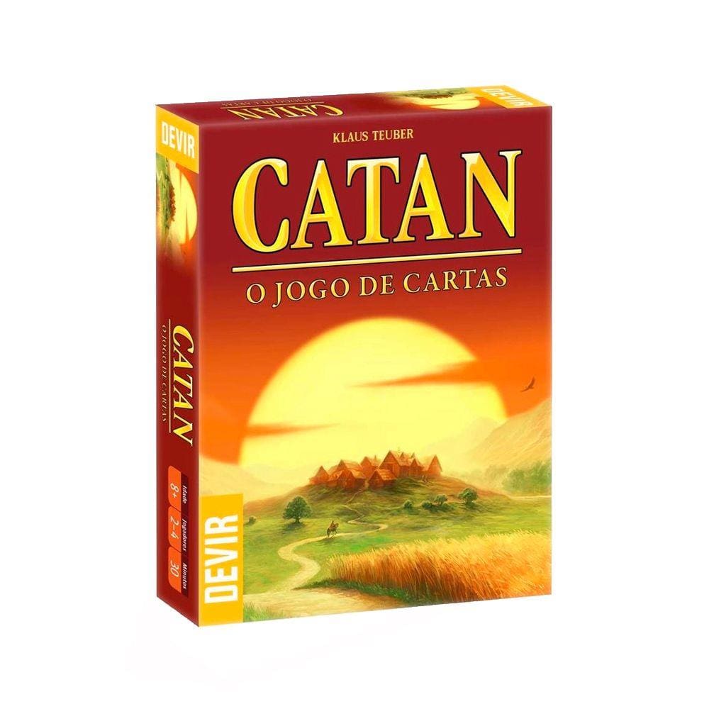 Catan o Jogo de Cartas Devir BGCATMNPT