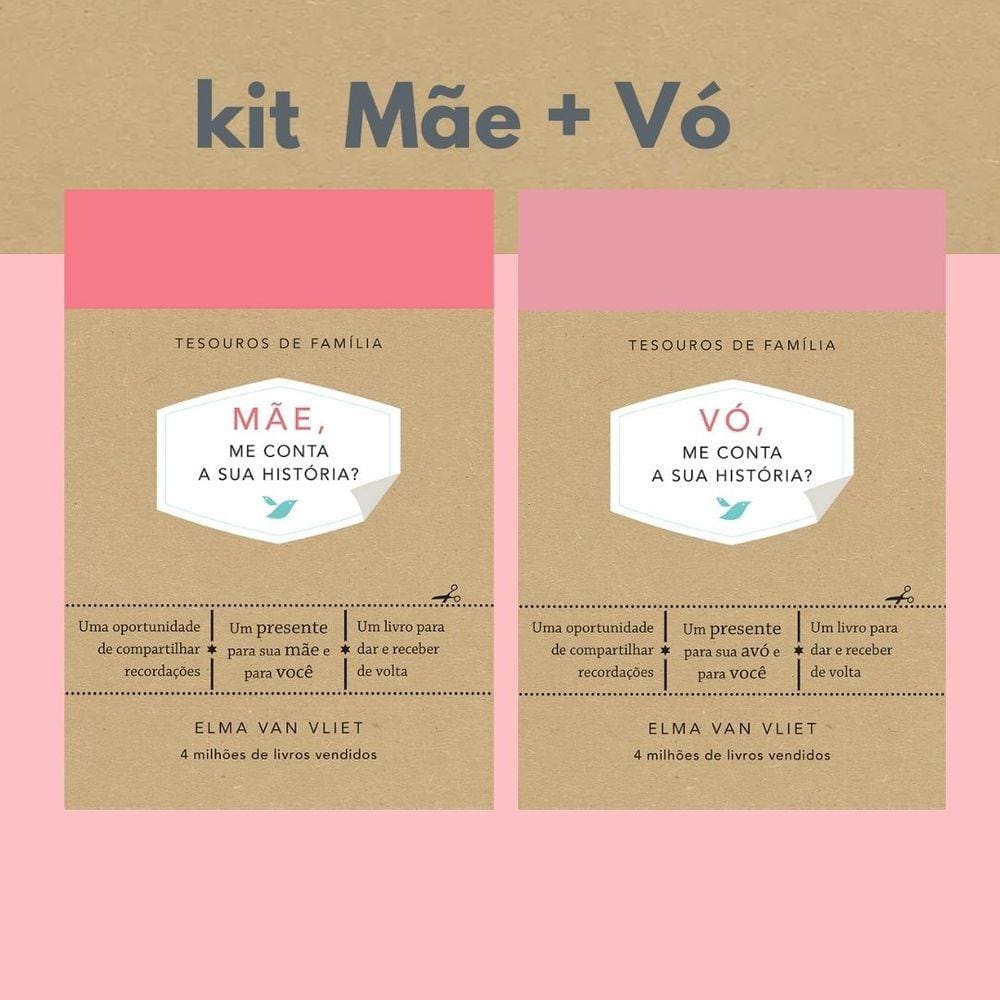 Kit Mãe + Vó, Me Conta A Sua História