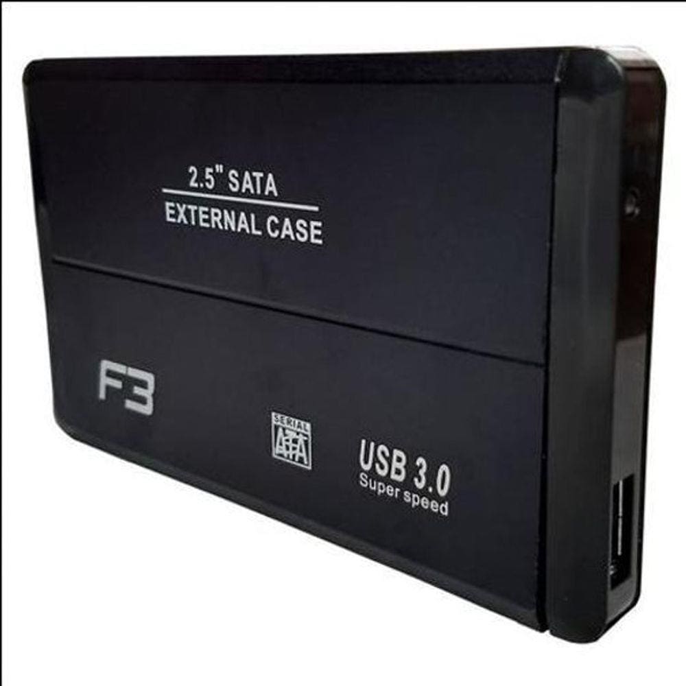 Case Externa Para Hd Sata 2,5 Usb 3.0 Até 4Tb - Cs-U3