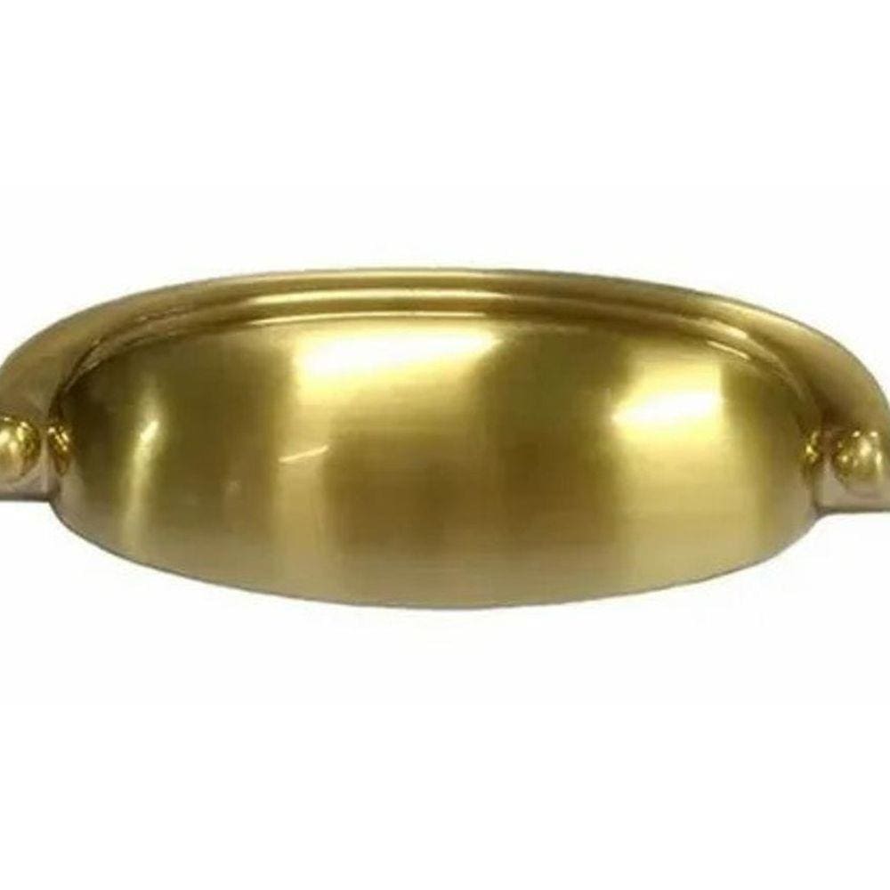 Puxador Concha Stillo 96Mm Dourado - Gruppa