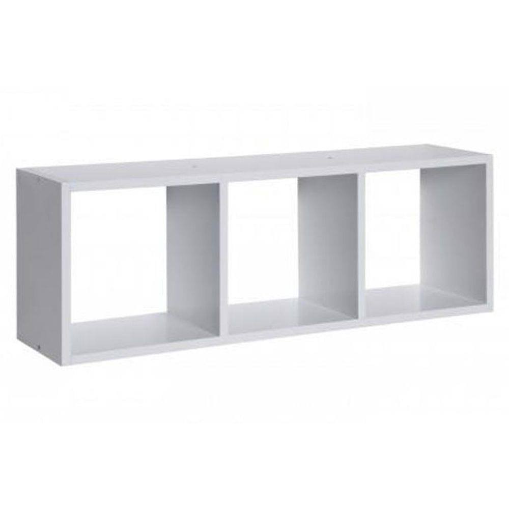 Nicho Triplo Branco 80X28X20Cm - Prat-K