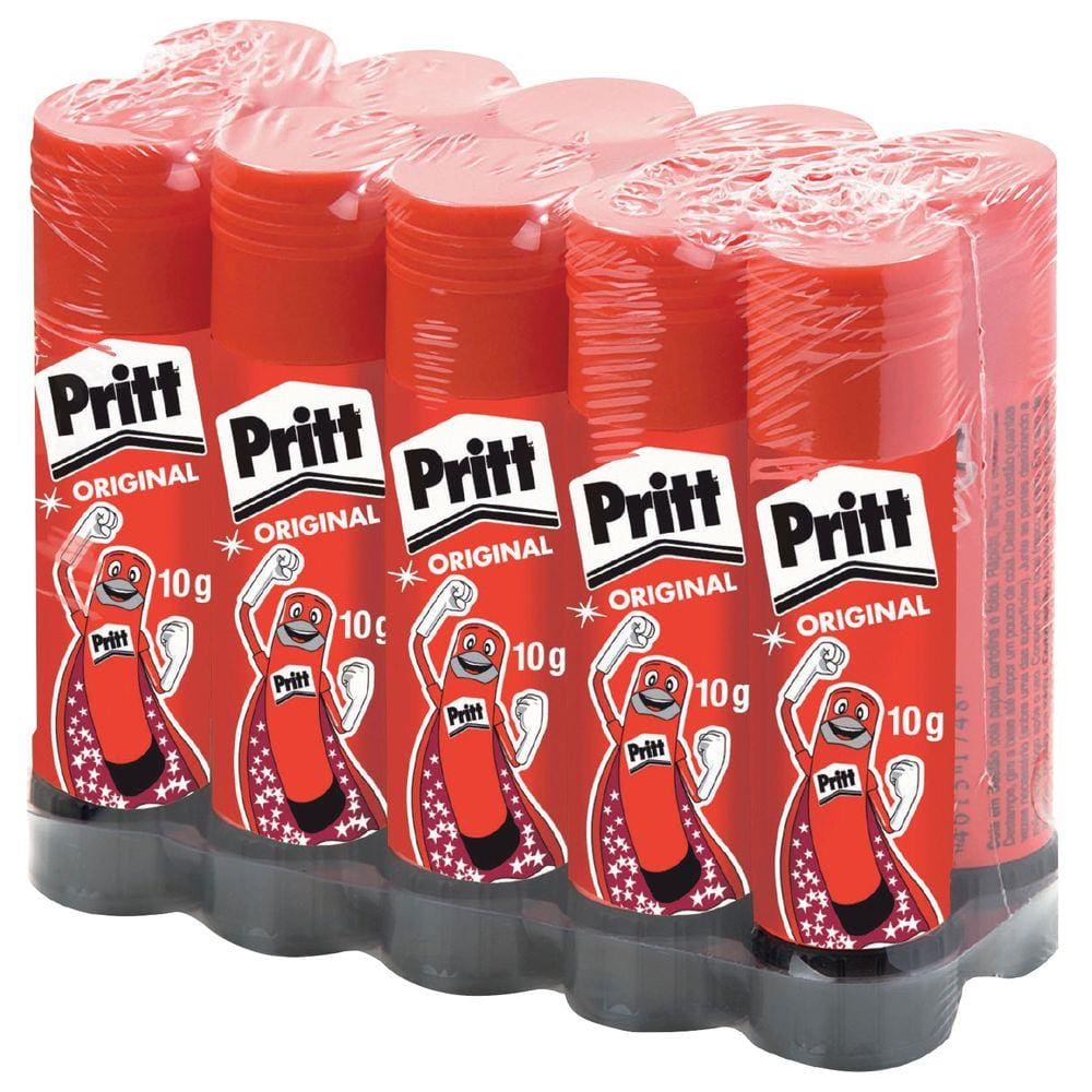 Pacote com 10 Cola em bastão Pritt 10 Gramas - Henkel
