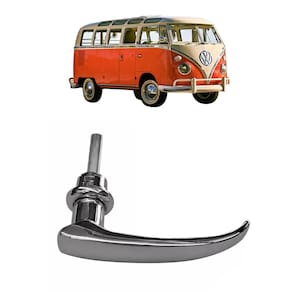 Maçaneta Externa Porta Lateral Meio Cromada Kombi Corujinha