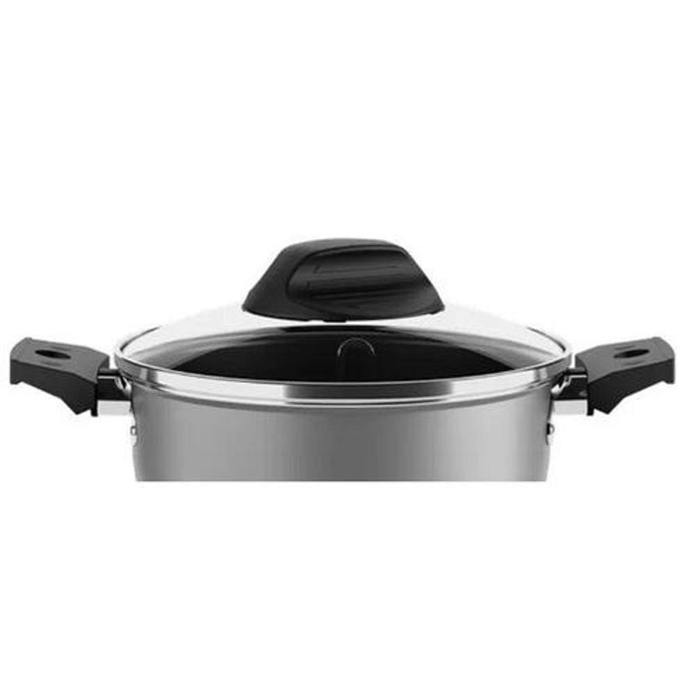 Cuscuzeira prata 16cm 2l especiarias brinox