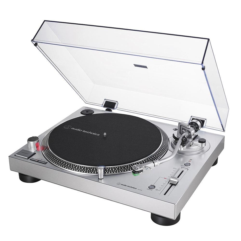 Toca-discos Audio-Technica AT-LP120XUSB-SV DirectDrive Prata