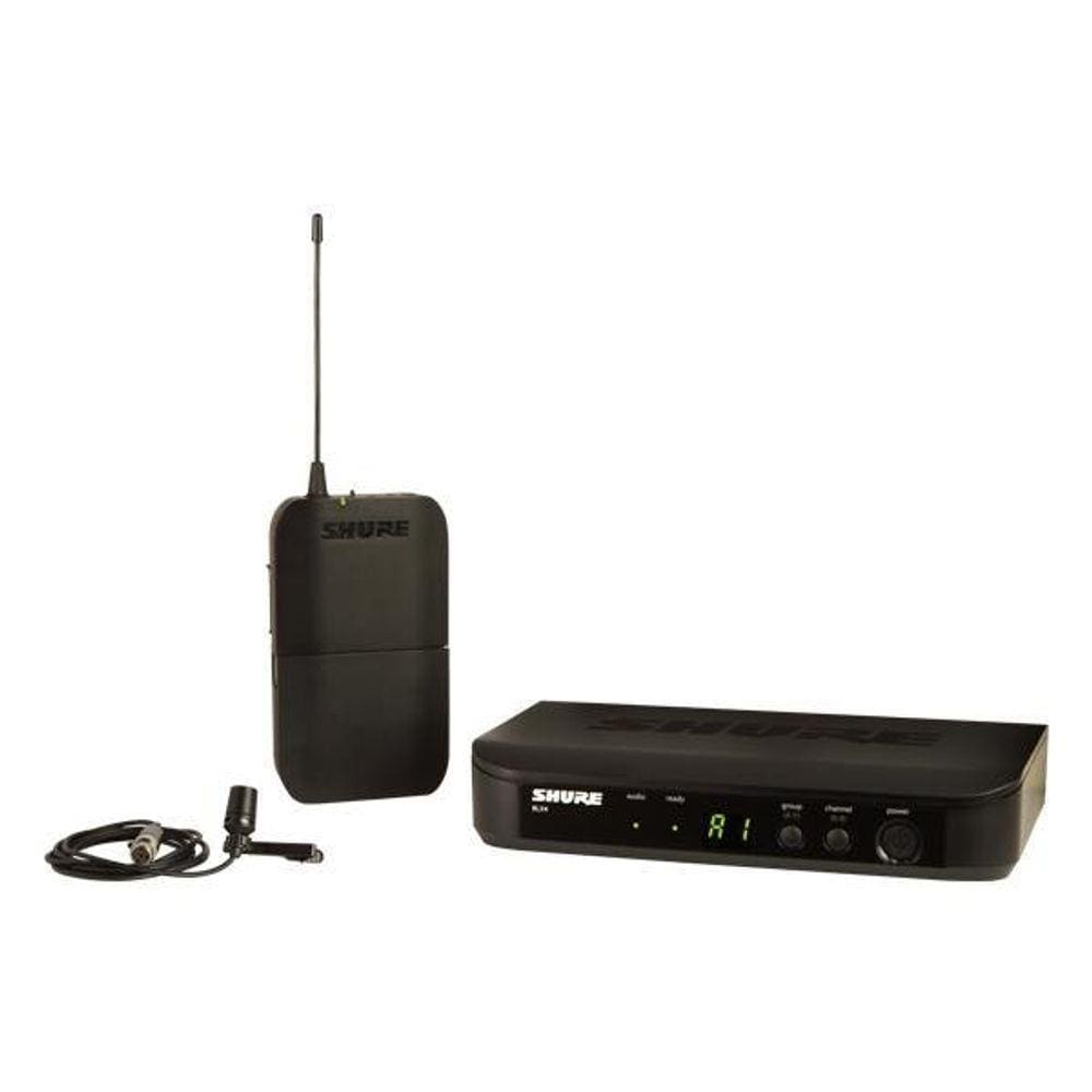 Microfone De Lapela Sem Fio Shure Blx14 Com O Mic Cvl