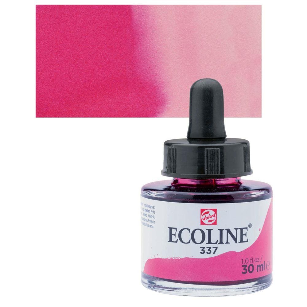 Tinta Aquarela Líquida Ecoline Talens 30ml Cor Magenta 337