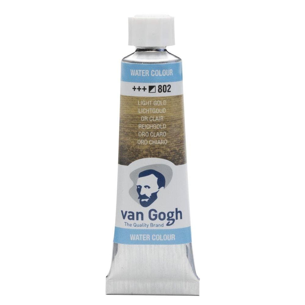 Tinta Aquarela Van Gogh Talens 10ml Cor Light Gold 802