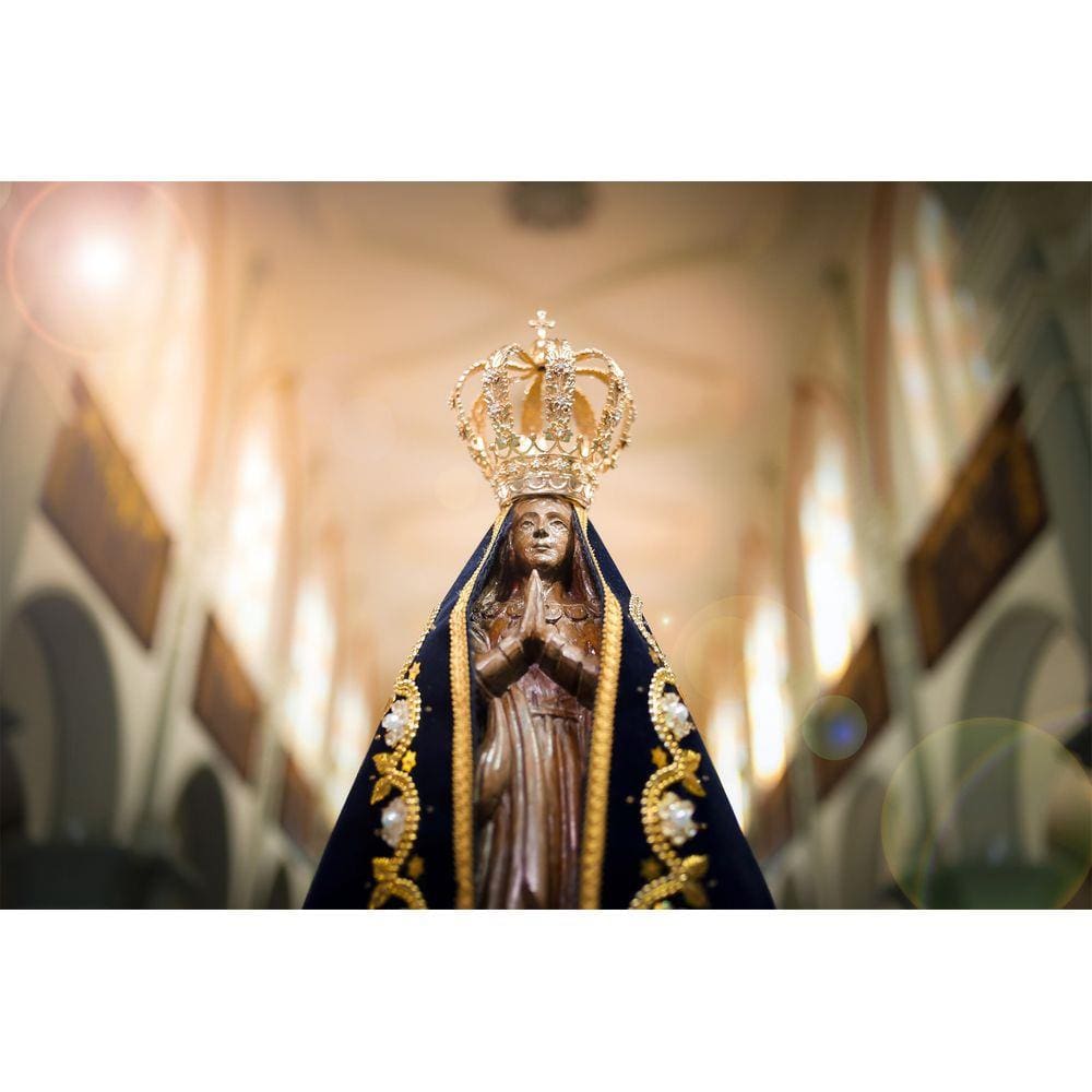Quadro Decorativo Religioso Nossa Senhora Aparecida 40x60cm