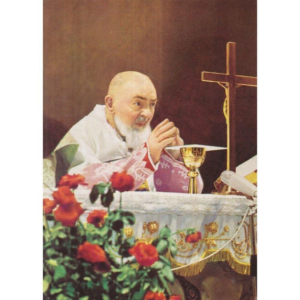 Quadro Decorativo Religioso São Padre Pio de Pietrelcina 40x60cm