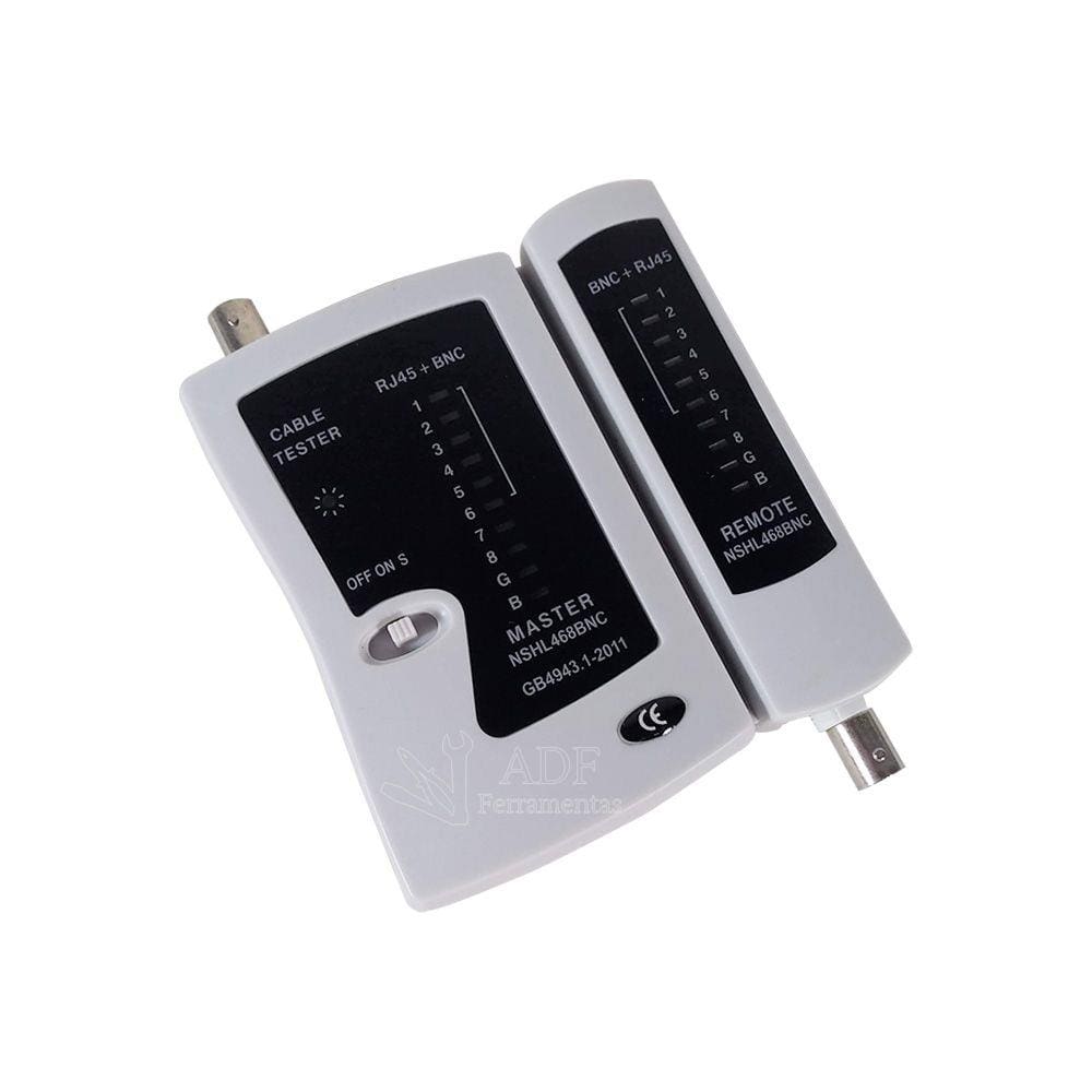 Testador de Cabo de Rede e BNC RJ45/RJ11