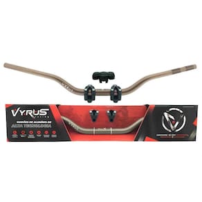 Guidão Vyrus Baixo Fat Bar 28mm Com Protetor Espuma