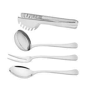 Conjunto de Utensílios Tramontina Havana 66945710 em Aço Inox – 4 Peças