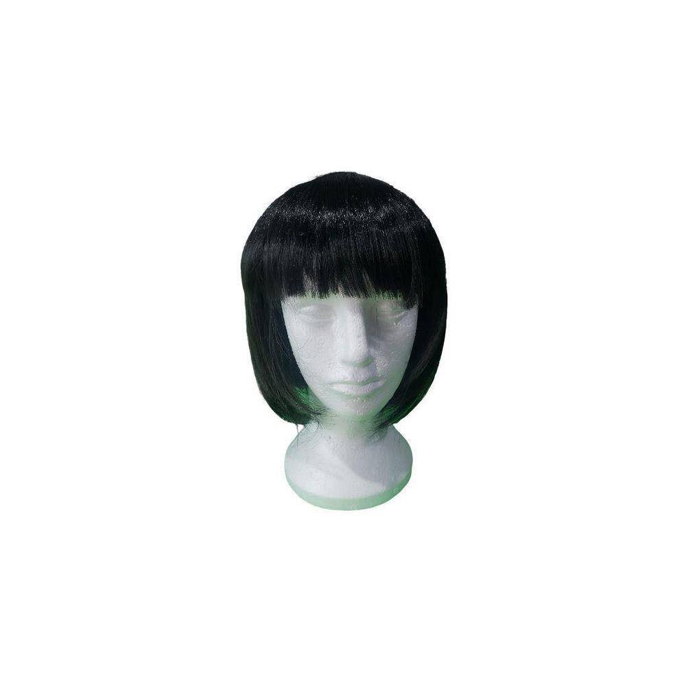 Peruca Perfume Preta Sintética 25 Cm