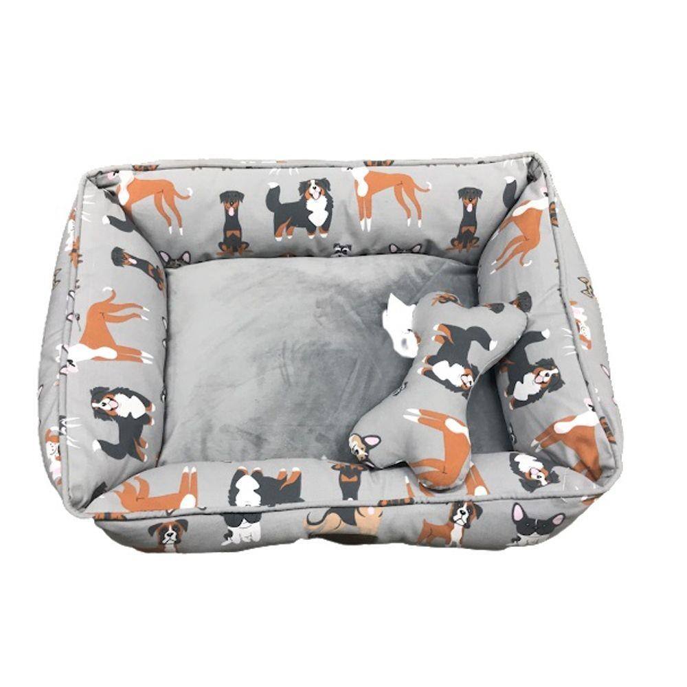 Cama Pet Super Macia Almofadada Importada - 75x60x25 Cm