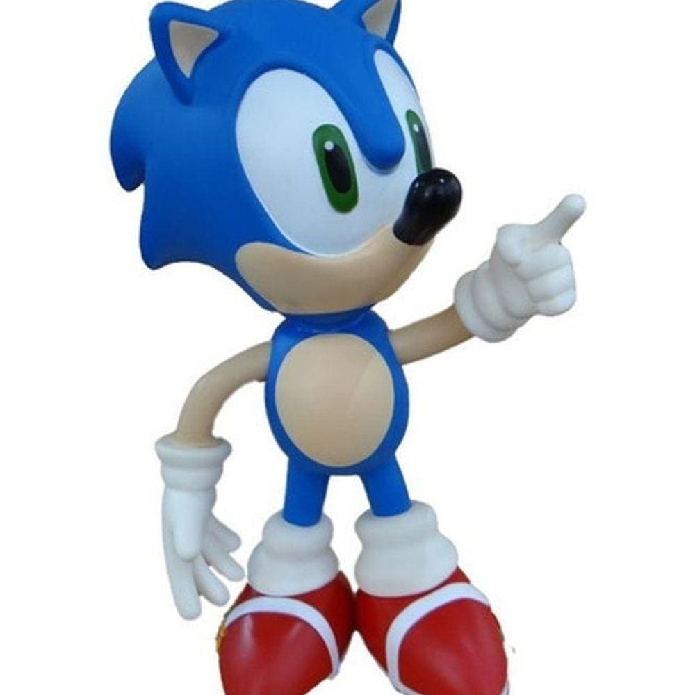 4 Bonecos Sonic Articulado Emborrachado 15cm Coleção Barato