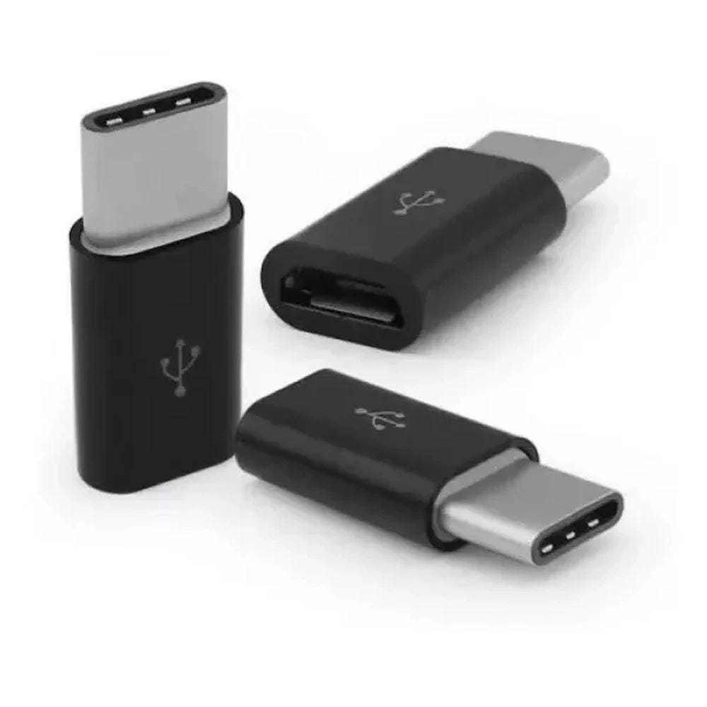 Adaptador Otg Micro Usb Fêmea Tipo C Macho