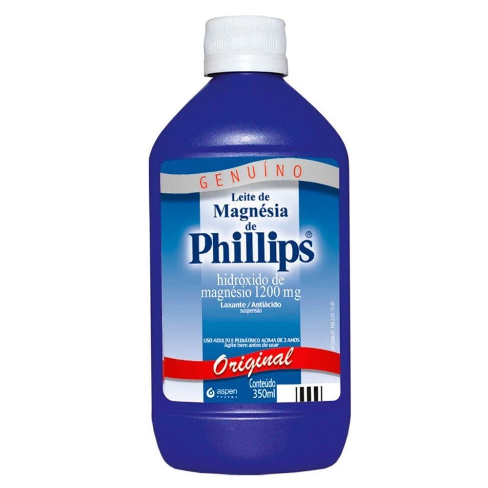 Leite de Magnesia Phillips Legítimo com 350ml