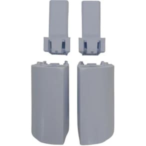 Pé Fogão Esmaltec Branco 12Cm Legítimo Cinza