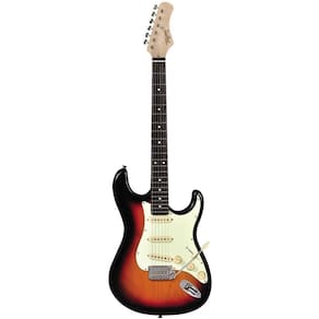 Guitarra Tagima T 635 Classic Escala Escura Escudo Mint Green Sb - Sunburst