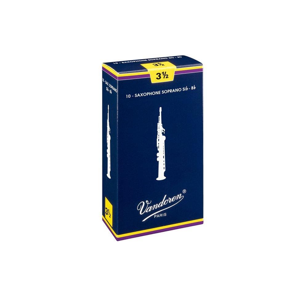Palheta Tradicional 3,5 P/sax Soprano Cx C/10 Sr2035 Vandoren