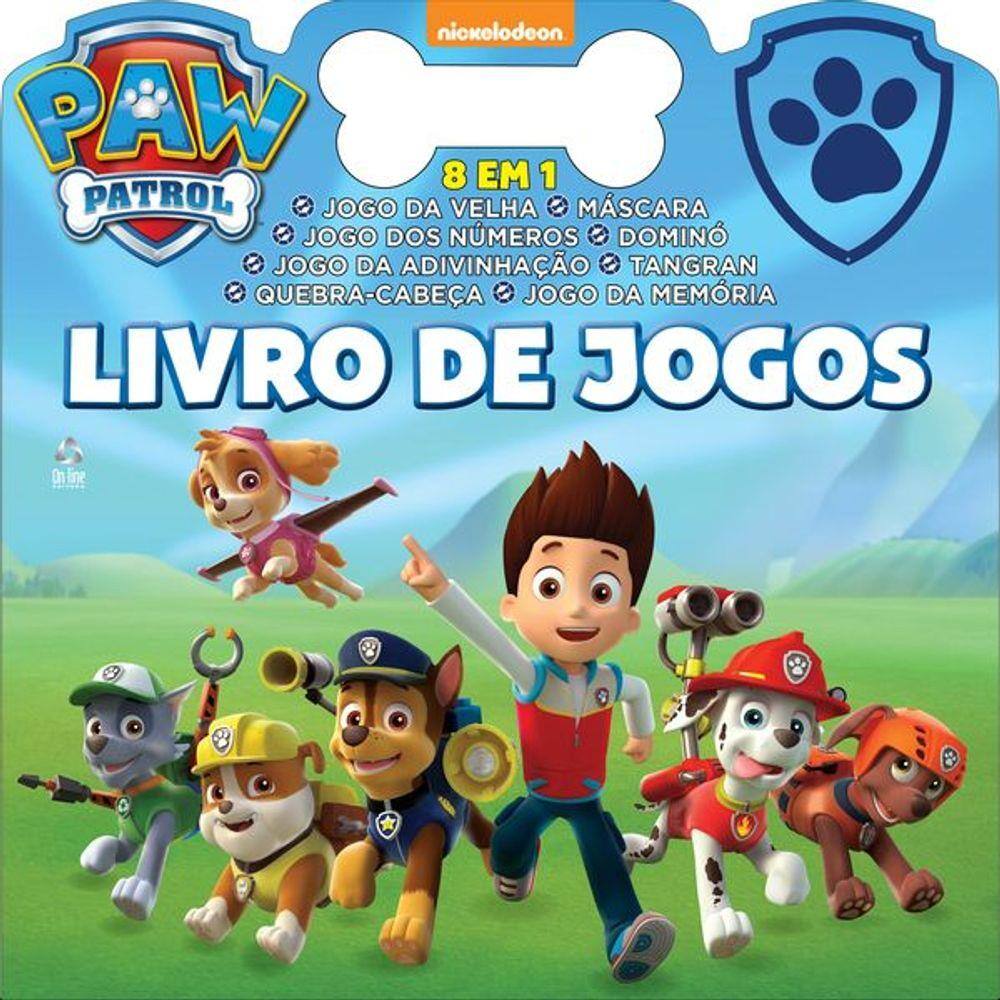 Livro - Patrulha Canina - Livro de jogos - Especial - Dominó: Destaque as  Peças e Brinque com esta Turma