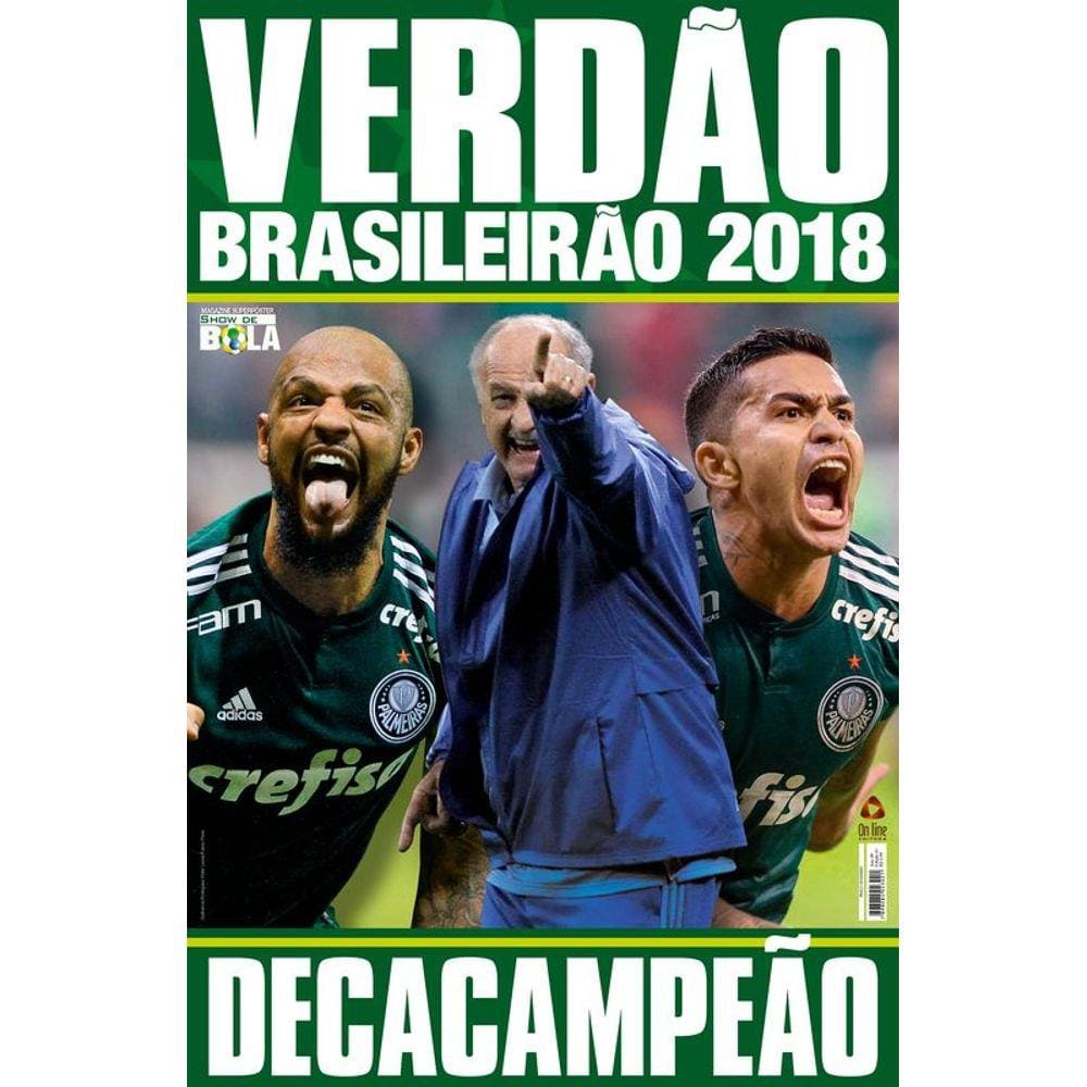 Show de Bola Magazine Superpôster - Palmeiras Campeão Brasileiro 2018