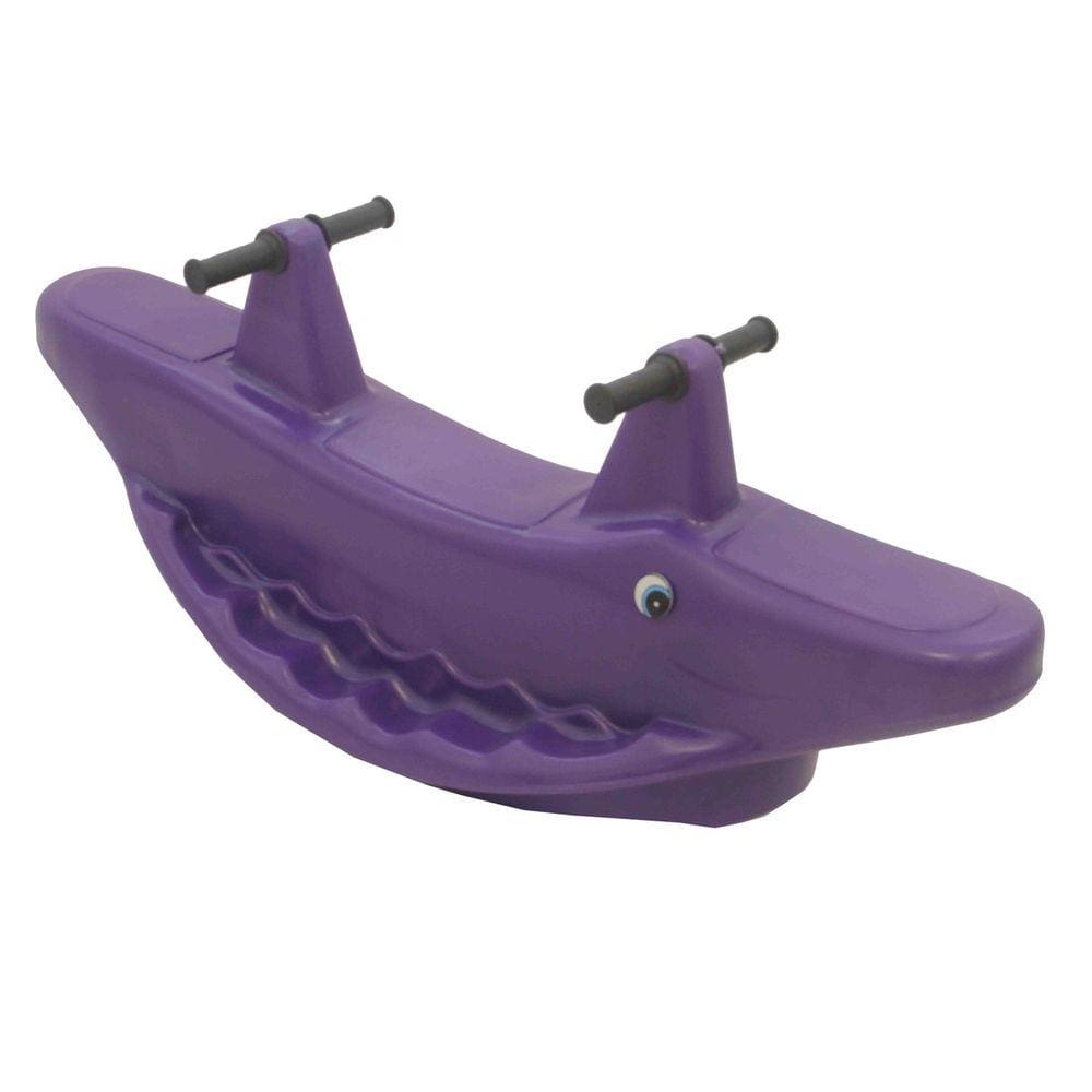 Gangorra Jacaré Balanço Infantil 2 Lugares  Cor Roxo