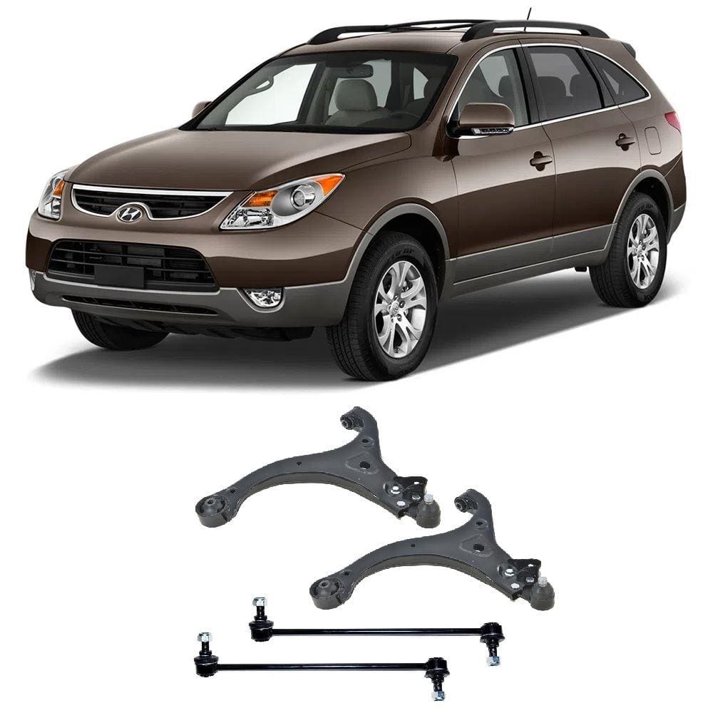 Bandeja + Bieleta Hyundai Vera Cruz Dianteira 2006 Até 2012 O Par