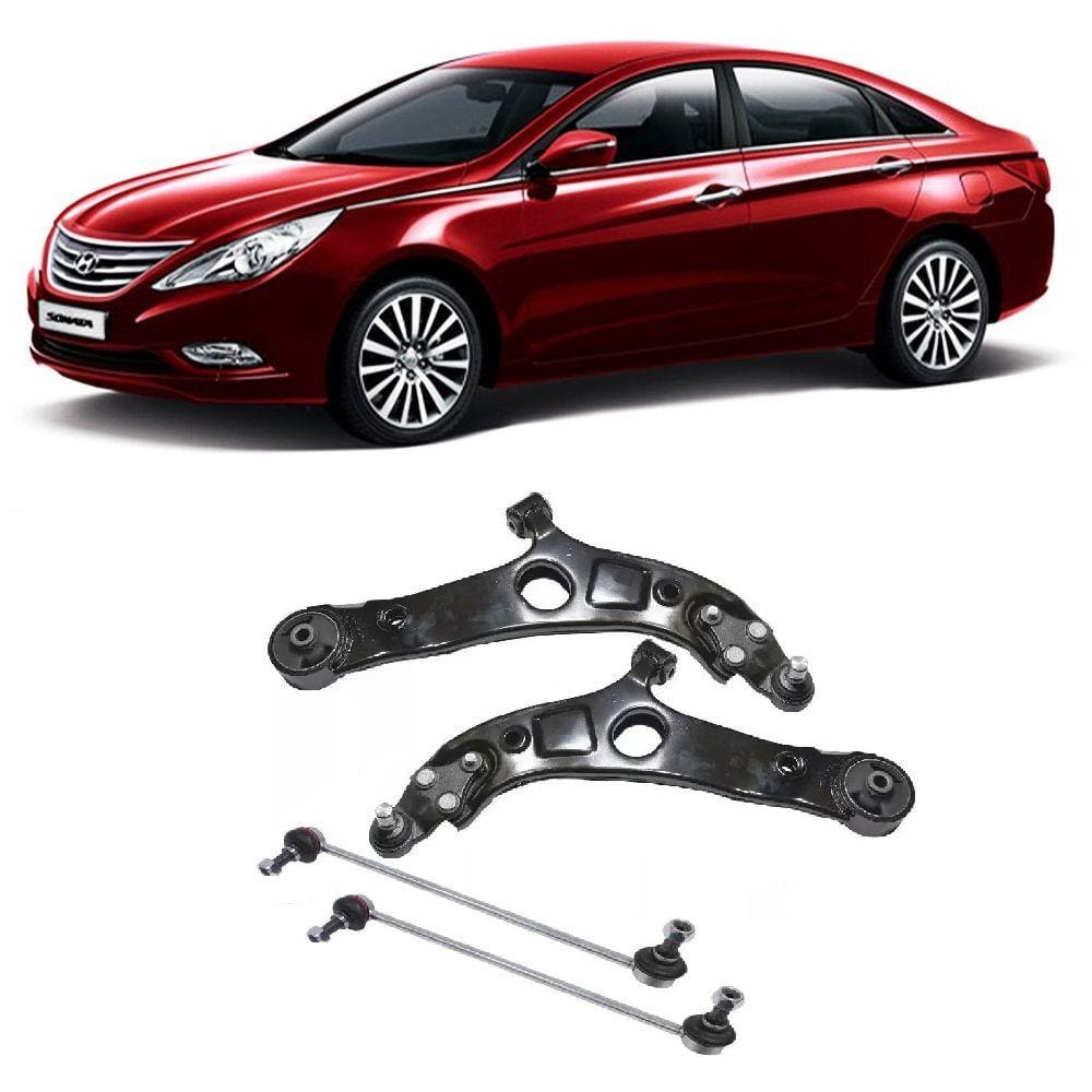 Bandeja + Bieleta Hyundai Sonata Dianteira 2012 Até 2015 O Par