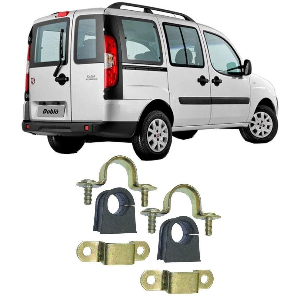 Kit Estabilizador Fiat Doblo DianteiroLateral CChapa 2001 Até 2021 12MM - O Par