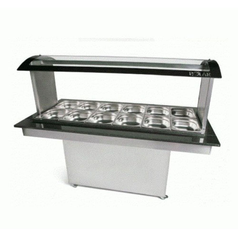 Buffet aquecido Polar 12 cubas 127v - BRQ12