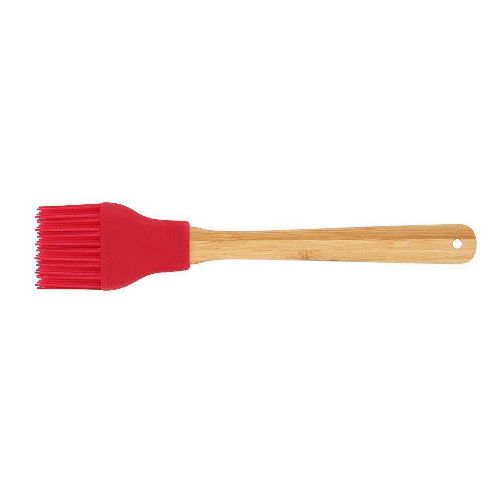Pincel Silicone E Bamboo - Mor