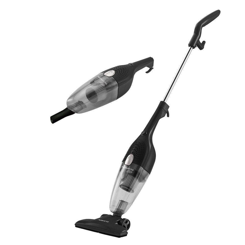 Aspirador Pó Vertical Duo Prattici 2 em 1 Hepa 1.000W Preto - Agratto