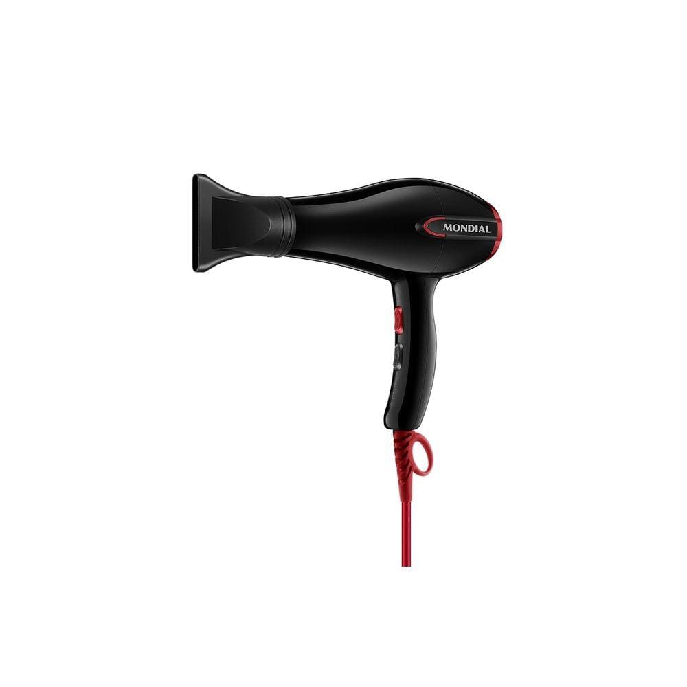 Secador de Cabelos Mondial Turbo Color Red SC-41 Preto 127V