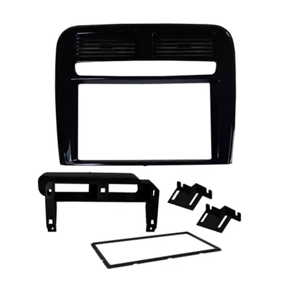 Moldura Painel 2DIn Fiat Punto 2008 a 2013 Black Piano